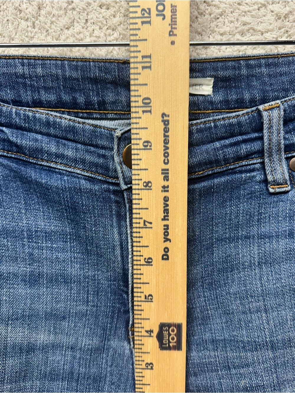 Eileen Fisher Organic Cotton Stretch Slim Ankle Jeans Women’s Blue Size S - Picture 7 of 8